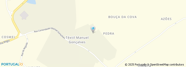 Mapa de Rua da Pedra