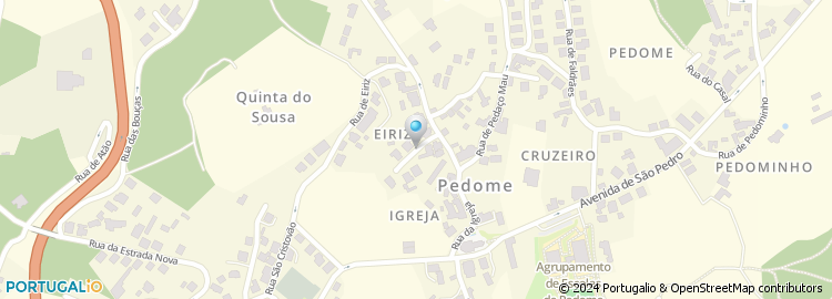 Mapa de Rua da Quinta de Eiriz
