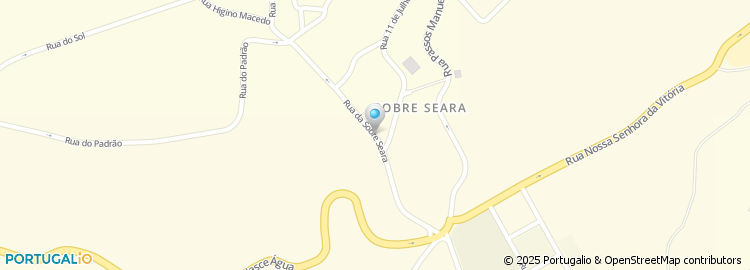 Mapa de Rua da Sobre Seara