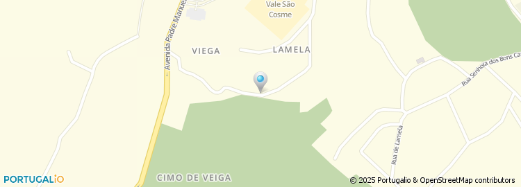 Mapa de Rua da Veiga