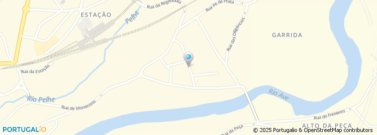 Mapa de Rua da Vinha