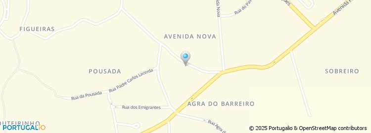 Mapa de Rua D abade