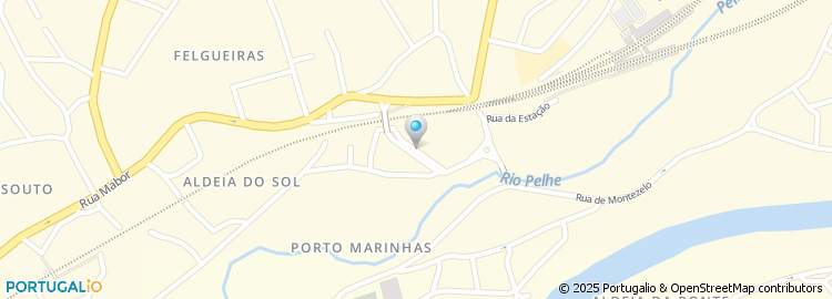 Mapa de Rua das Águas Ferreas