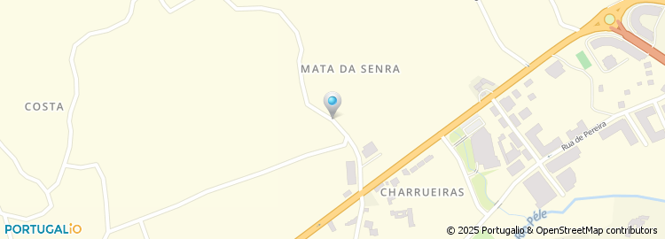 Mapa de Rua das Charrueiras