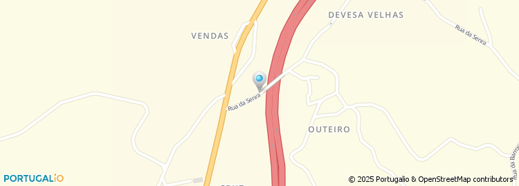 Mapa de Rua das Vendas