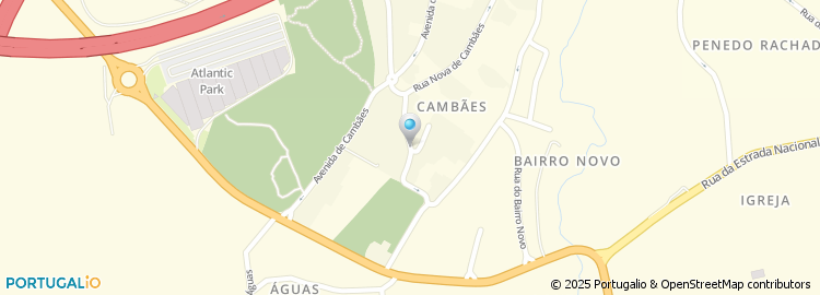 Mapa de Rua de Cambães de Baixo