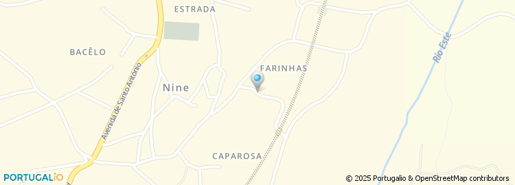 Mapa de Rua de Farinhas de Baixo