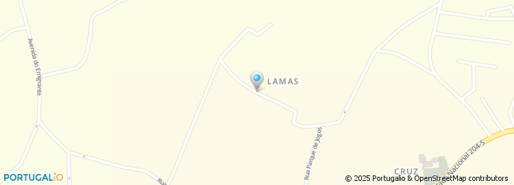 Mapa de Rua de Lamas