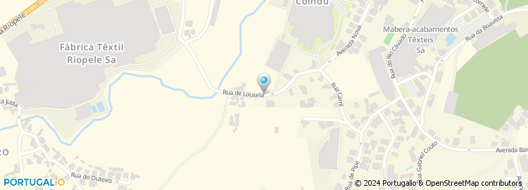 Mapa de Rua de Lousela
