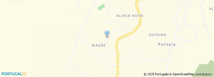 Mapa de Rua de Magãe