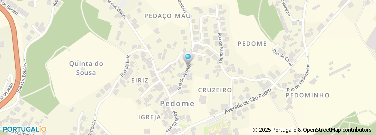 Mapa de Rua de Pedaço Mau