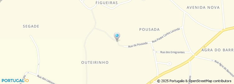 Mapa de Rua de Pousada