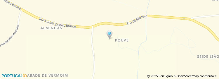 Mapa de Rua de Pouve