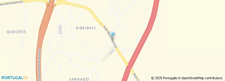 Mapa de Rua de Ribeirais