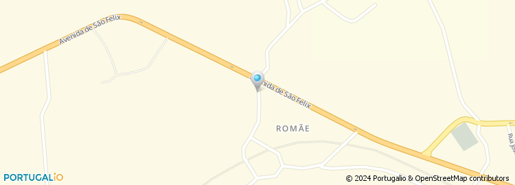 Mapa de Rua de Romãe
