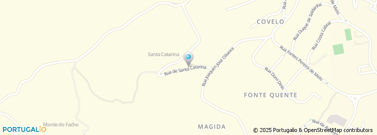 Mapa de Rua de Santa Catarina