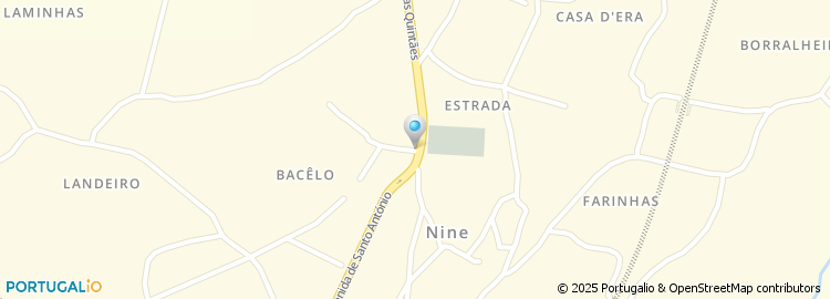 Mapa de Rua de Santa Clara