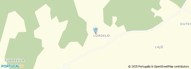 Mapa de Rua de Santa Maria de Lordelo