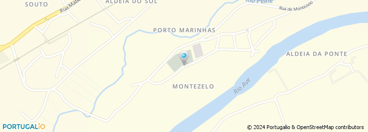 Mapa de Rua de Santa Marinha