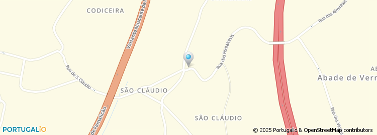 Mapa de Rua de São Bento