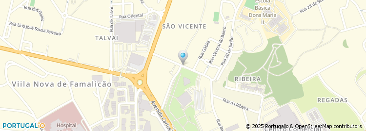 Mapa de Rua de São Vicente