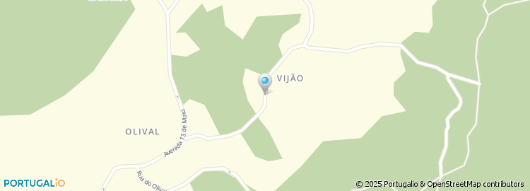 Mapa de Rua de Vijão