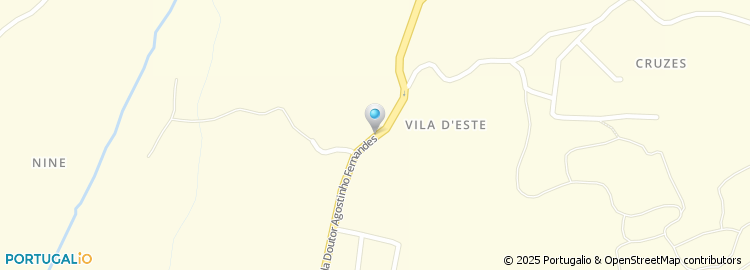 Mapa de Rua de Vilar D Este