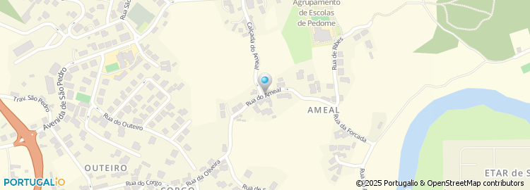 Mapa de Rua do Ameal