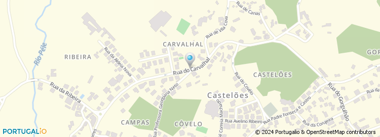 Mapa de Rua do Carvalhal