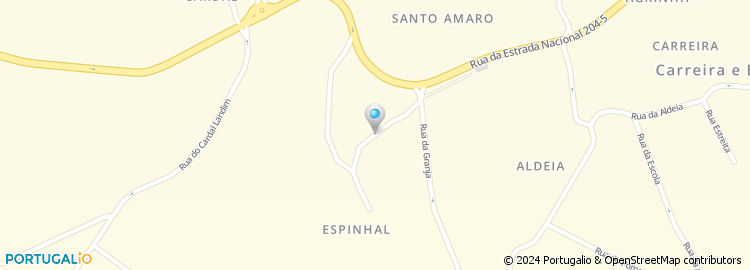Mapa de Rua do Espinhal