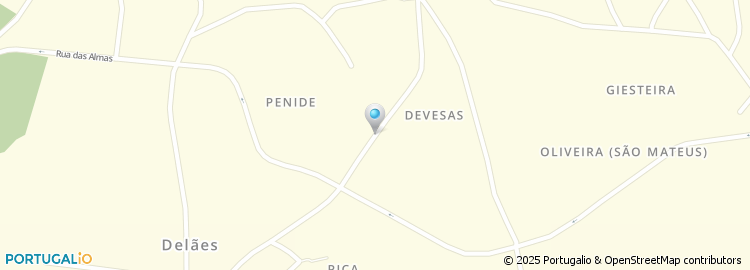 Mapa de Rua do Monte Penide