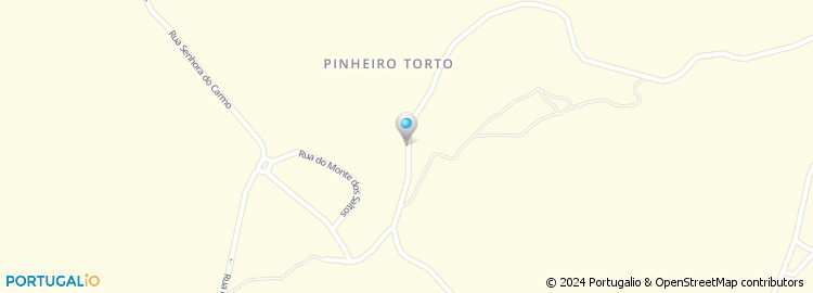 Mapa de Rua do Pinheiro Torto