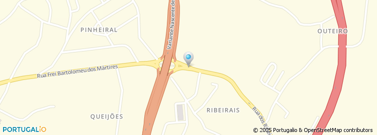 Mapa de Rua do Sagrado Coração de Jesus