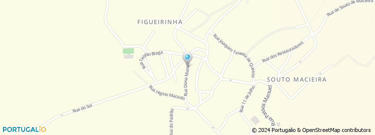 Mapa de Rua Dona Maria Pia