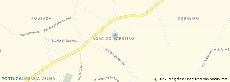 Mapa de Rua dos Carvalhais