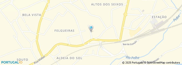 Mapa de Rua dos Correios