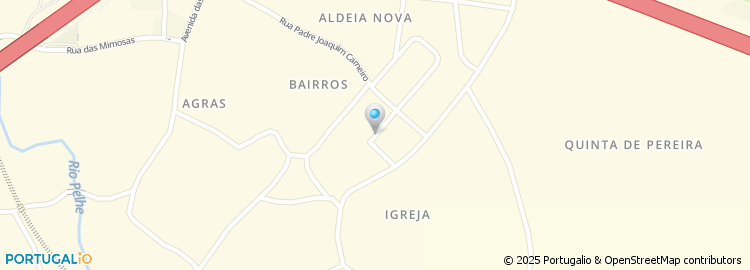 Mapa de Rua dos Escuteiros
