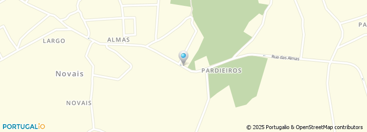 Mapa de Rua dos Pardieiros