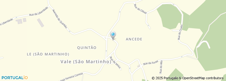 Mapa de Rua dos Pratas