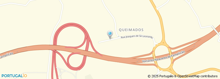 Mapa de Rua dos Queimados