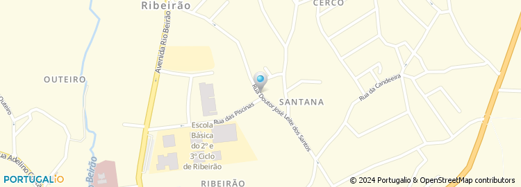 Mapa de Rua Doutor José Leite dos Santos