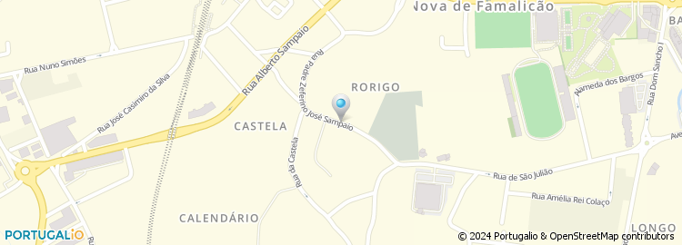 Mapa de Rua Ernesto Silva