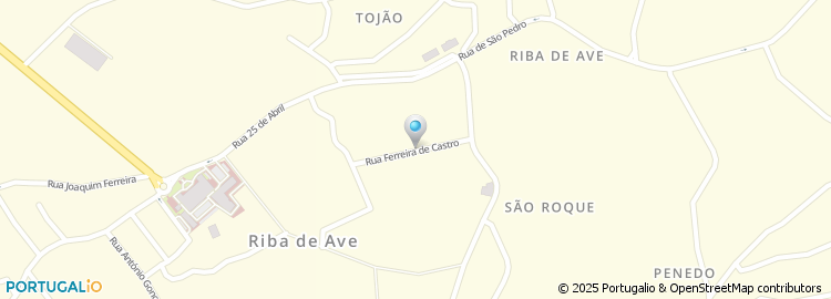 Mapa de Rua Ferreira de Castro