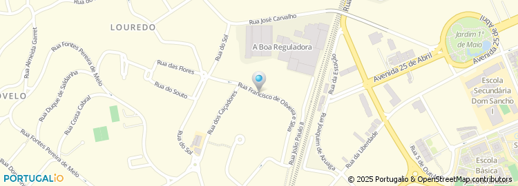 Mapa de Rua Francisco Oliveira Silva