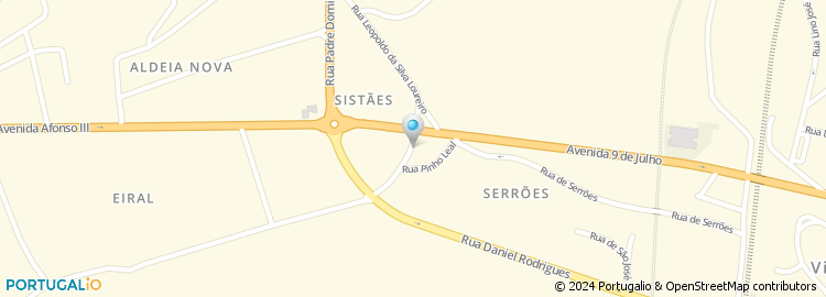 Mapa de Rua João Gomes Barroso