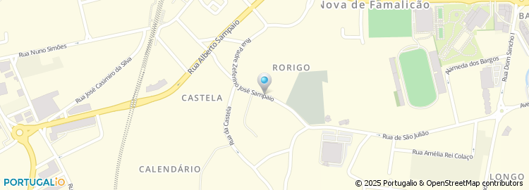 Mapa de Rua José Saramago