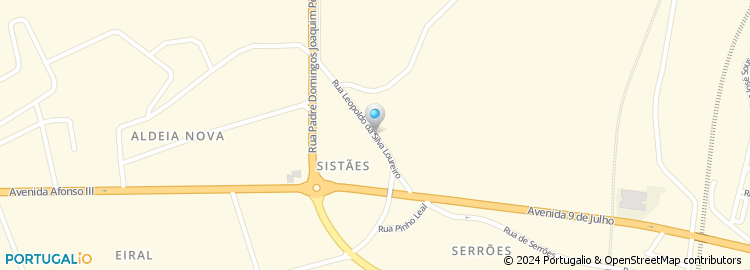 Mapa de Rua Leopoldo Silva Loureiro