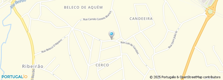 Mapa de Rua Luís de Camões