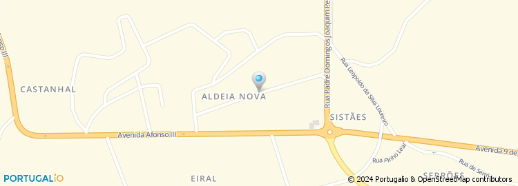 Mapa de Rua Manuel Ferreira Loureiro