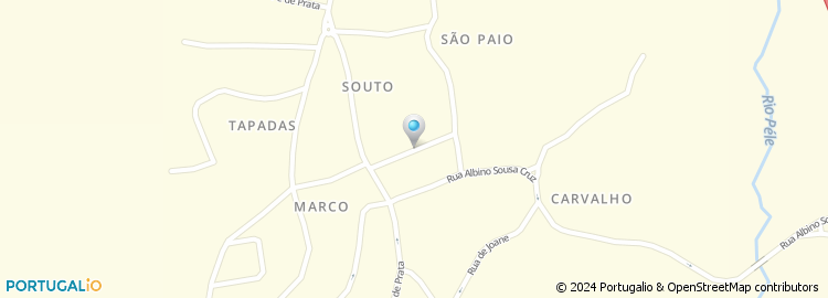 Mapa de Rua Nova de São Paio